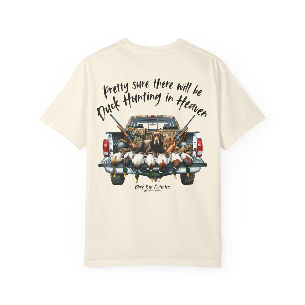 Duck Hunting in Heaven Unisex Garment-Dyed T-shirt