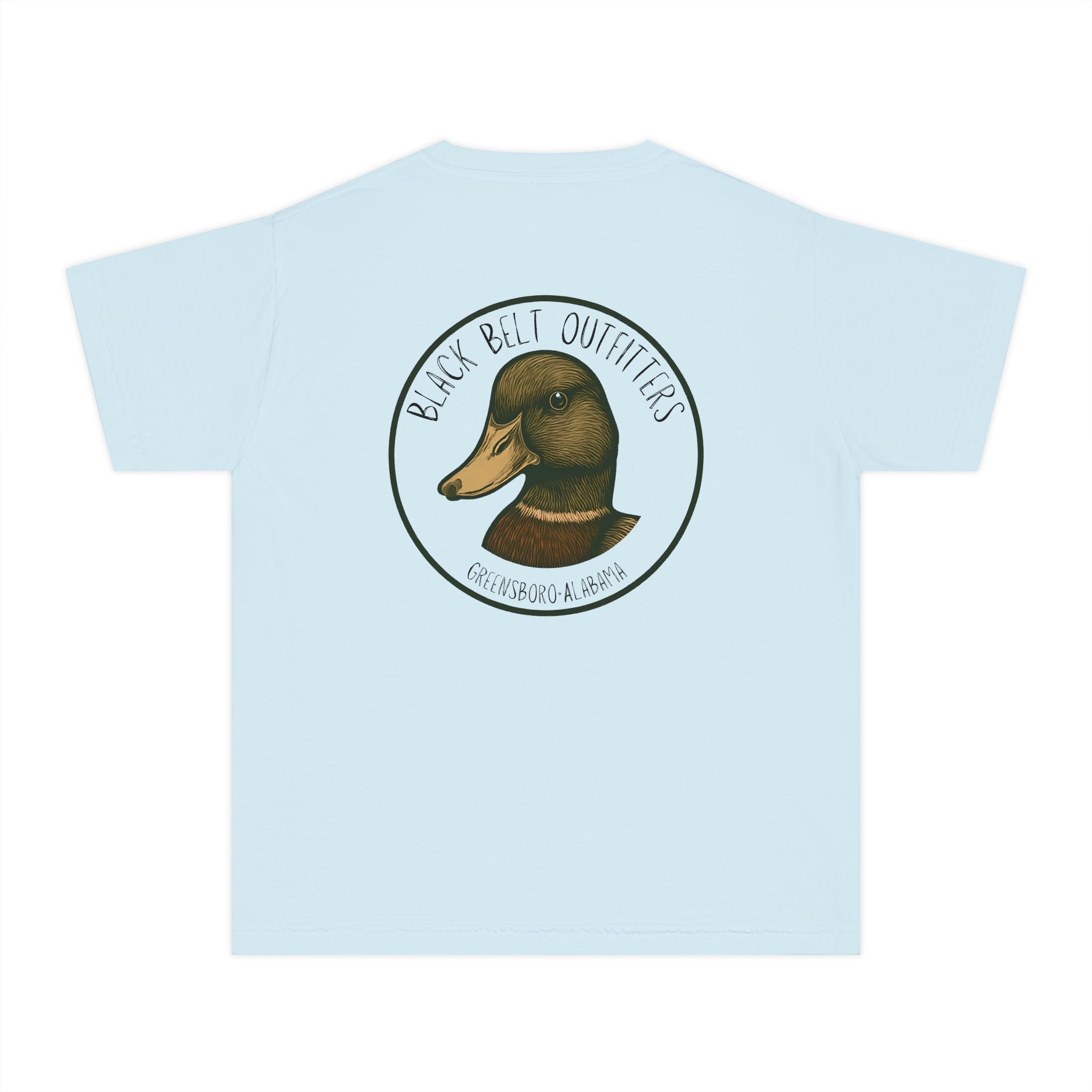 Duck Head Logo  Youth Midweight Tee - Fun Farm-Themed Shirt