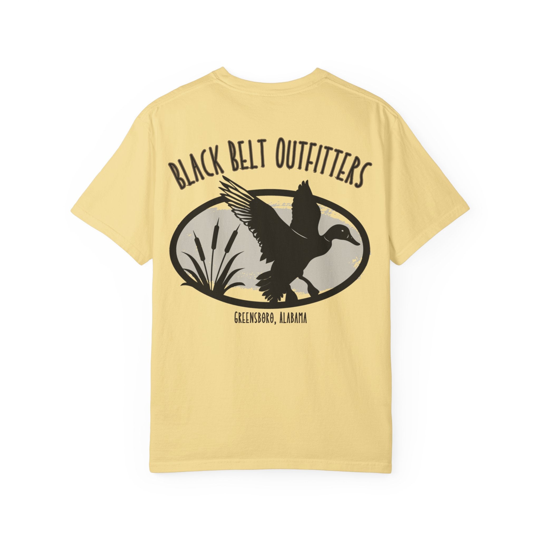 Logo Flying Duck T-Shirt, Men's Hunting Shirt, Gift for Sportsmen, Casual Wear, Nature Lover Tee