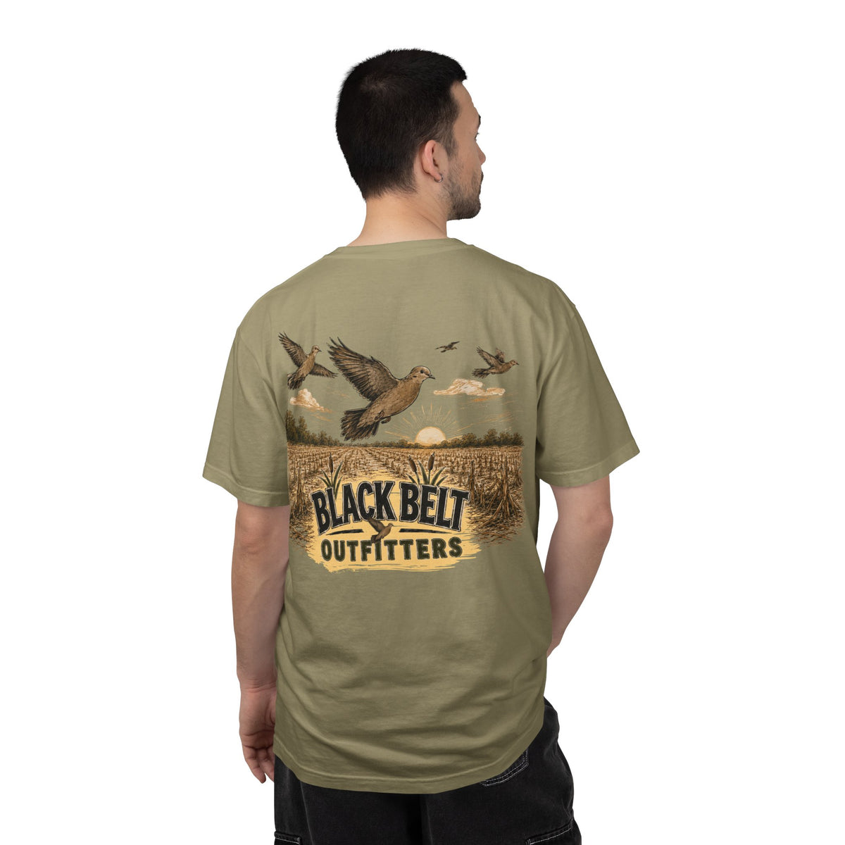 Dove Field Graphic T-Shirt — Black Belt Outfitters Hunting Tee