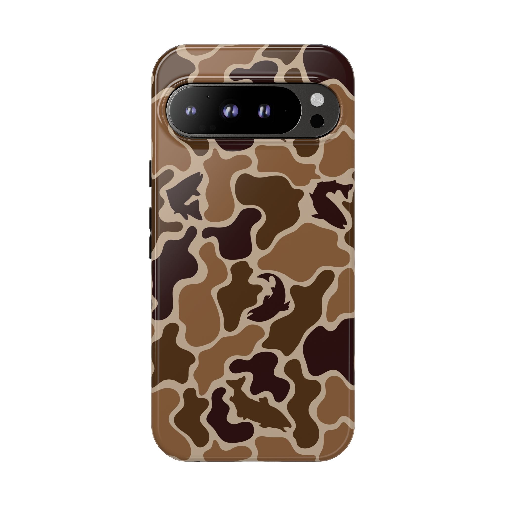 Brown Shark Camo design Tough Cases