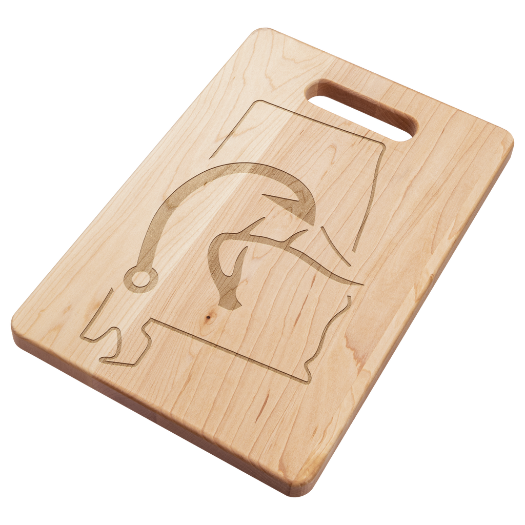 Alabama_Duck_Hunting_Cutting_Board_Maple_V_Angle_Mockup.png