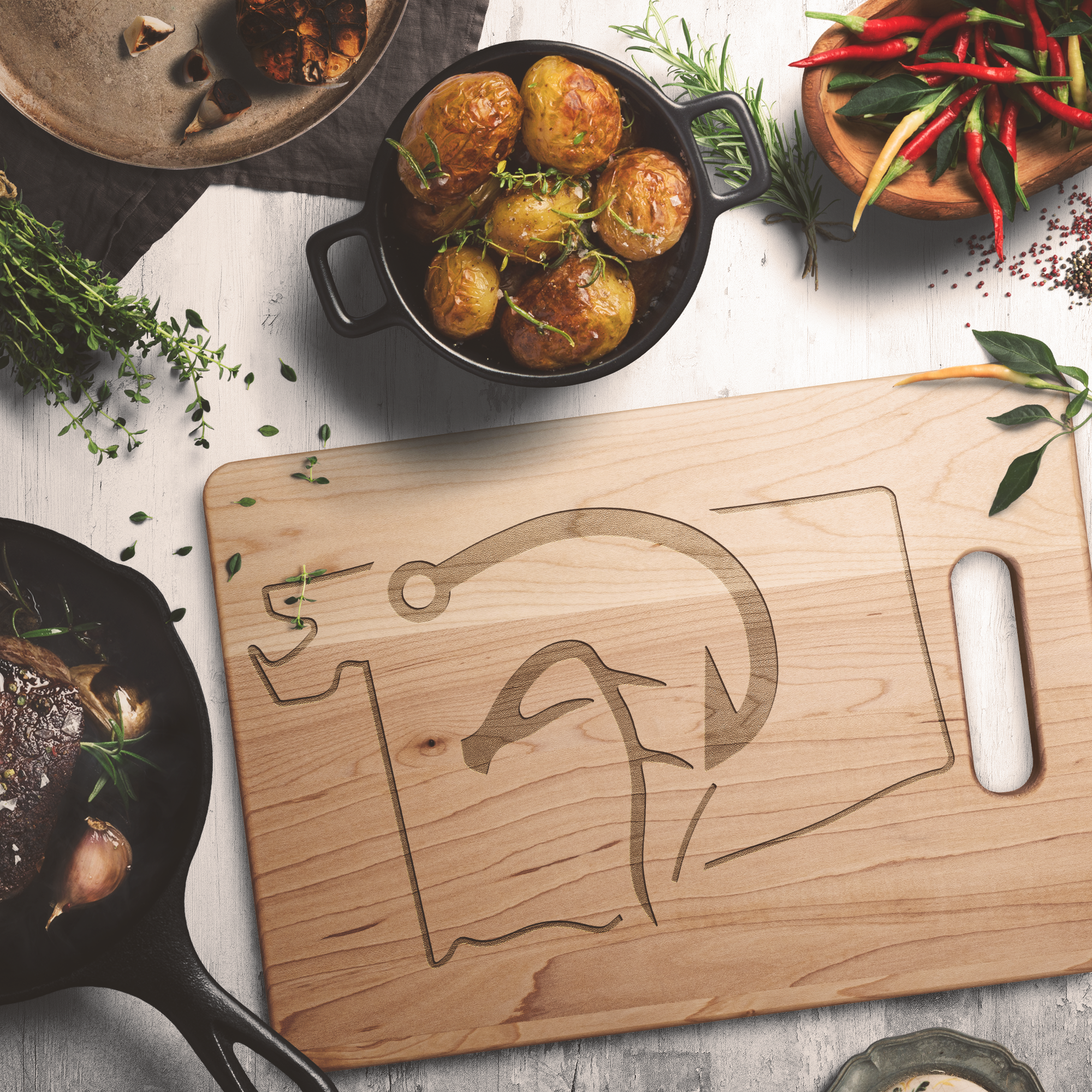 Alabama_Duck_Hunting_Cutting_Board_Maple_V_Lifestyle_Mockup.png
