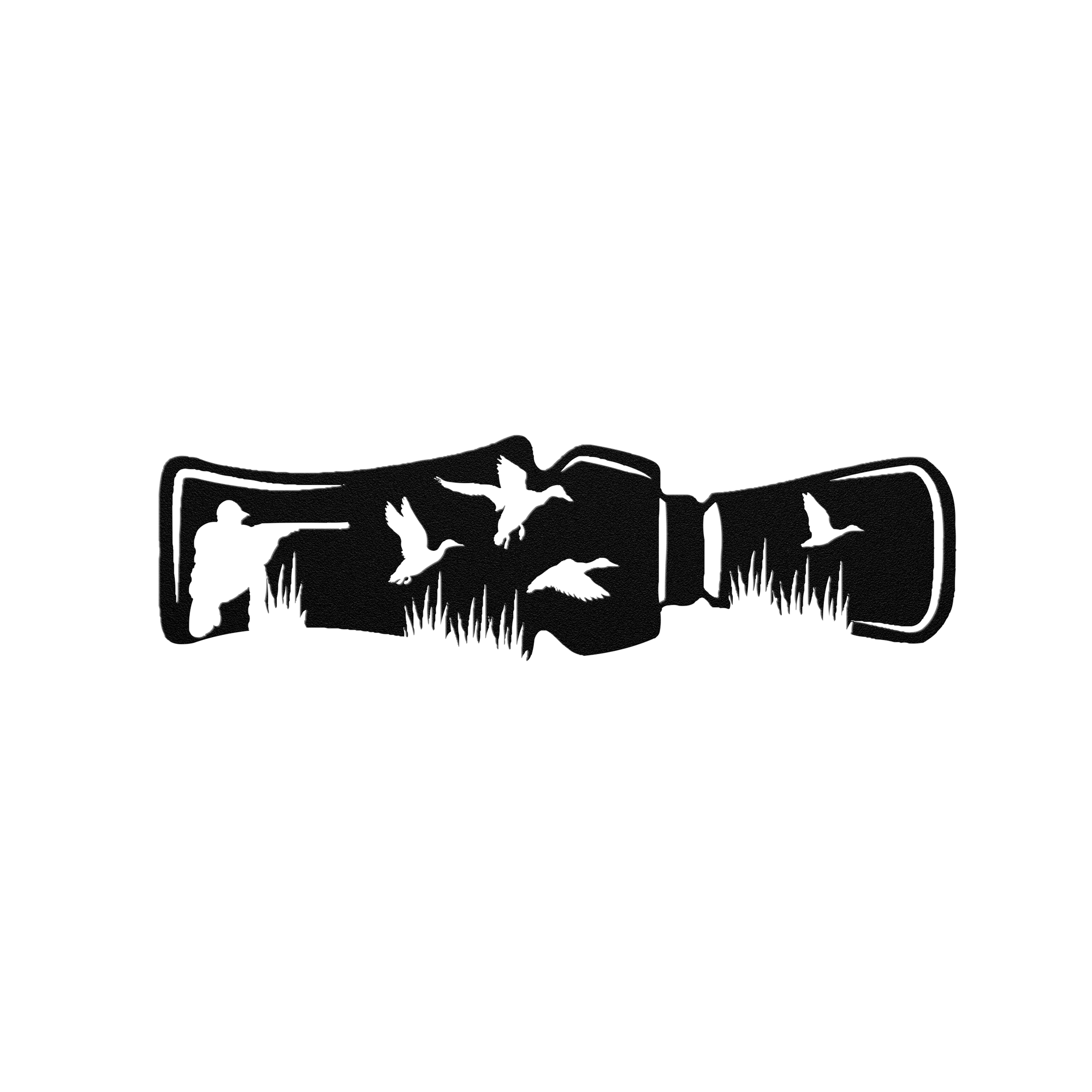 Duck_Call_Metal_Sign_Black_Transparent_Mockup.png