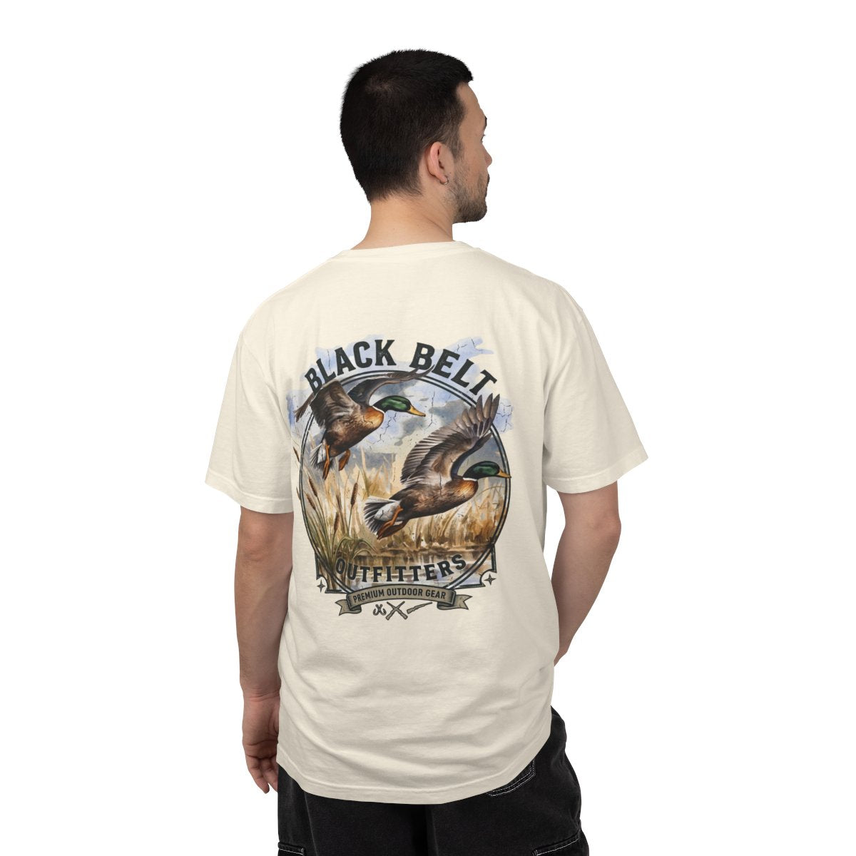 Flying Ducks Logo T-Shirt — Black Belt Outfitters Graphic