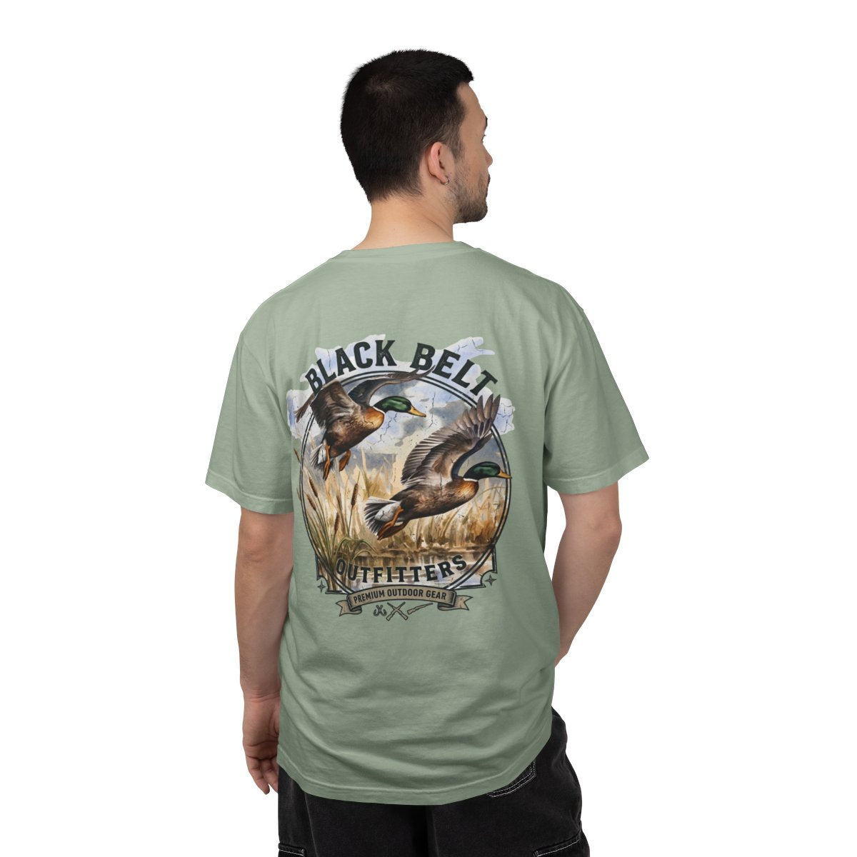 Flying Ducks Logo T-Shirt — Black Belt Outfitters Graphic