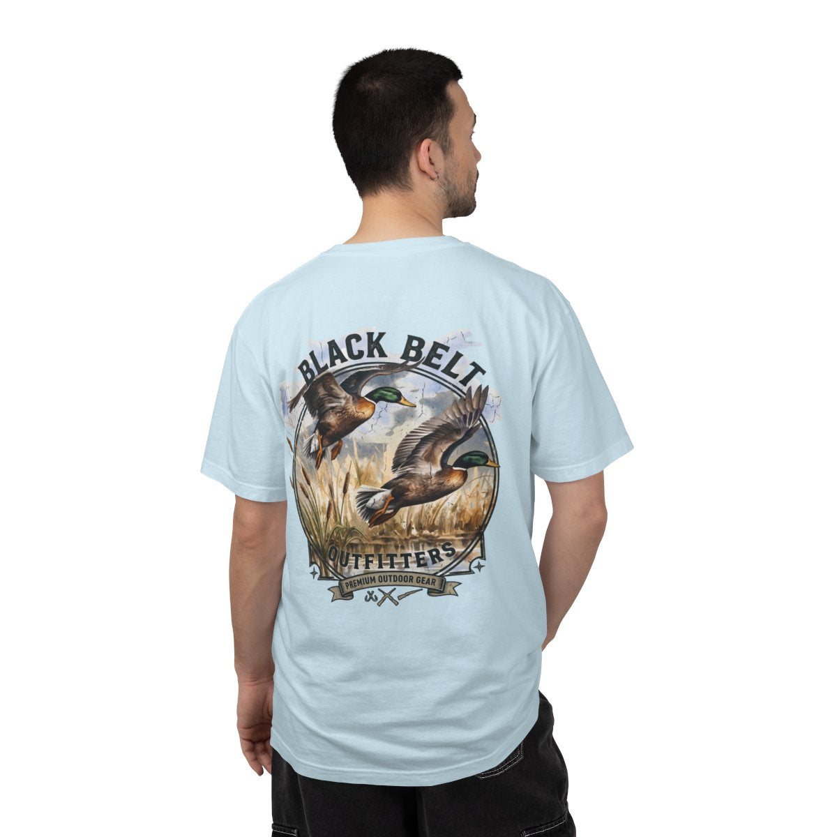 Flying Ducks Logo T-Shirt — Black Belt Outfitters Graphic