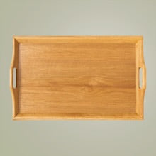 Personalized Bamboo Serving Tray, Custom Engraved Tray, Kitchen Decor, Wedding Gift, Housewarming Present